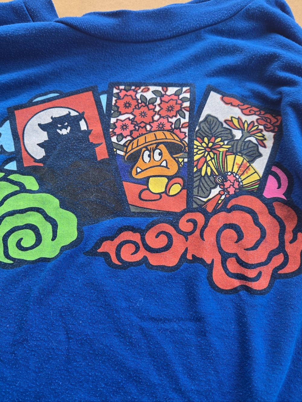 Blue Mario Tee Size M